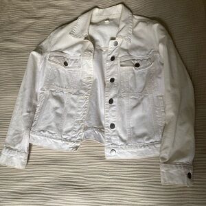 COS Women’s White Denim Jacket in Size 8